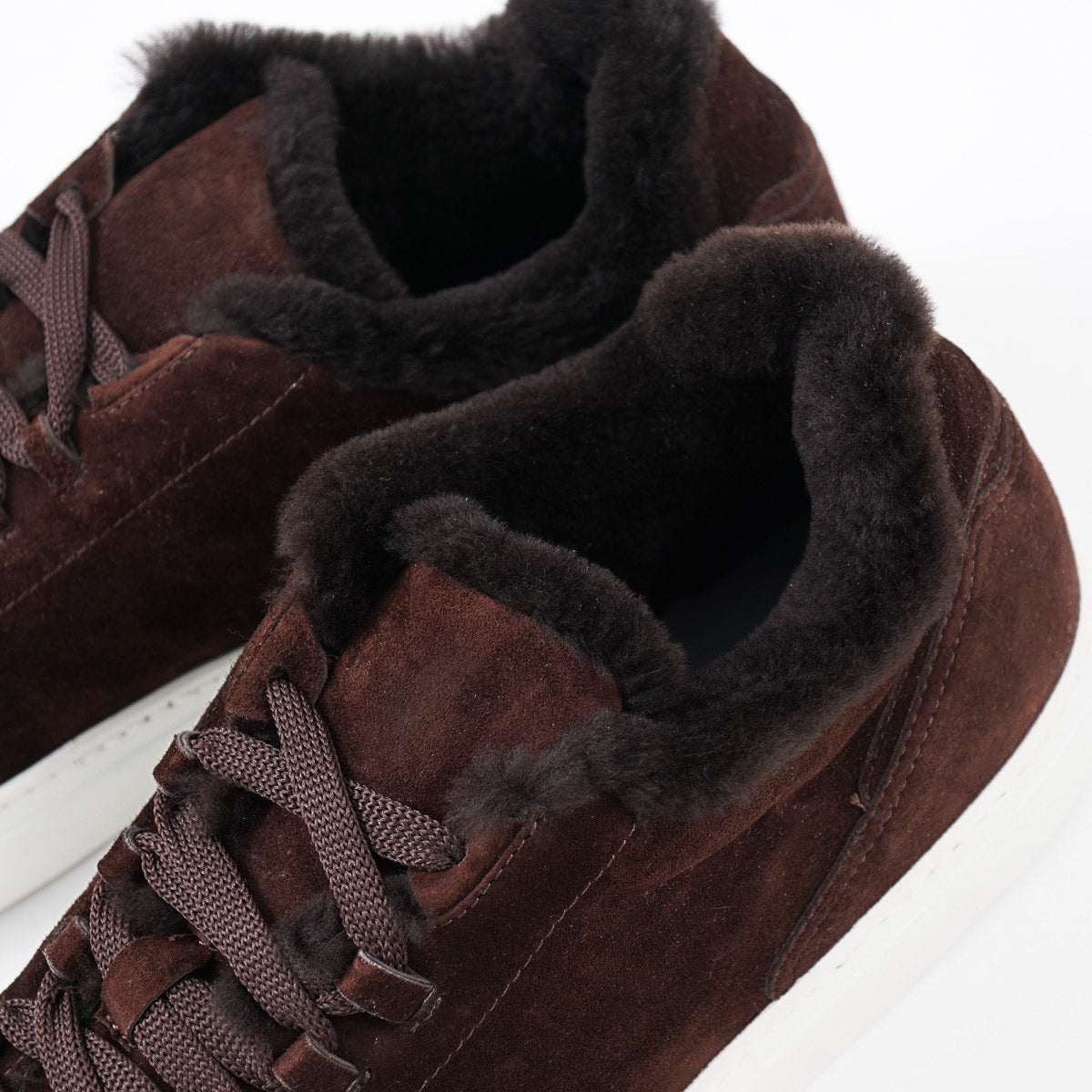 Brett Johnson Fur-Lined 'Siena' Sneakers