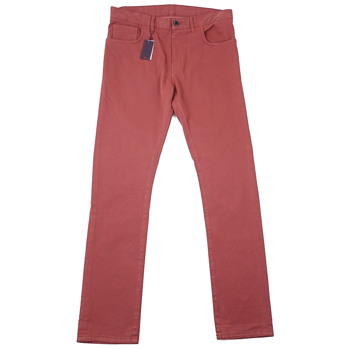 Isaia Straight-Fit Twill Jeans