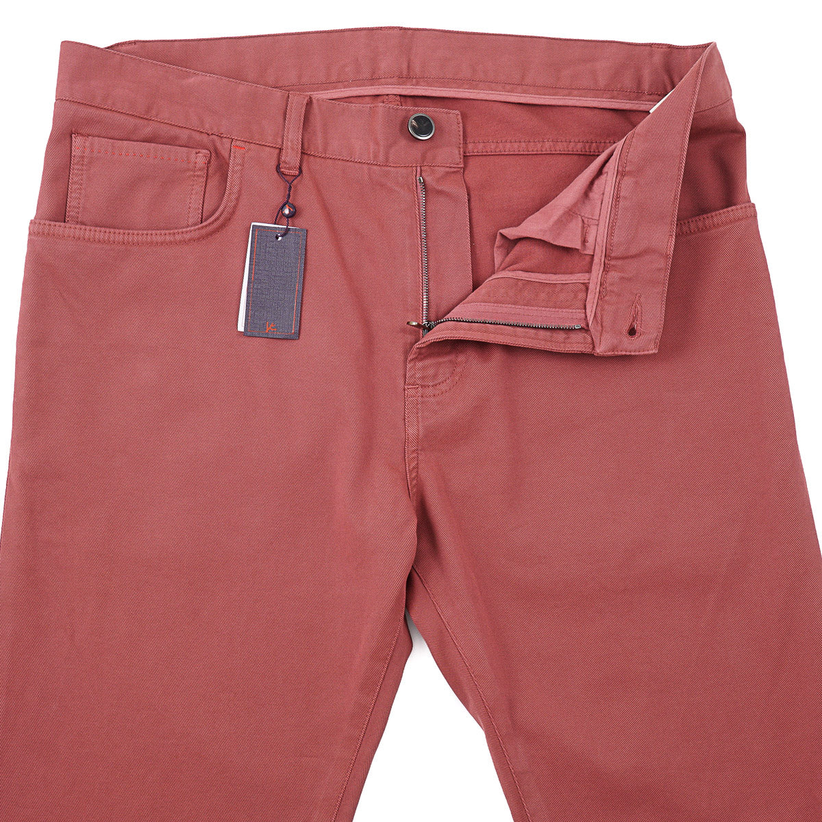 Isaia Straight-Fit Twill Jeans