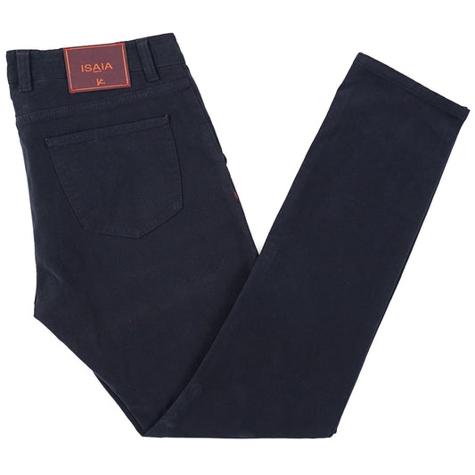 Isaia Soft Cotton 5-Pocket Pants