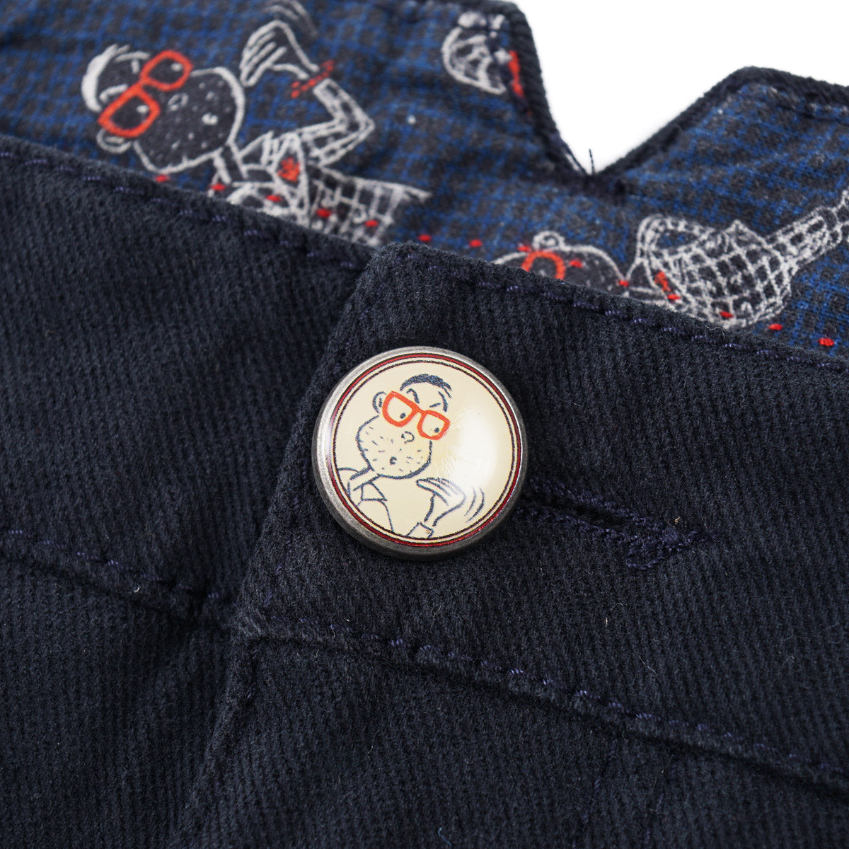 Isaia Soft Cotton 5-Pocket Pants