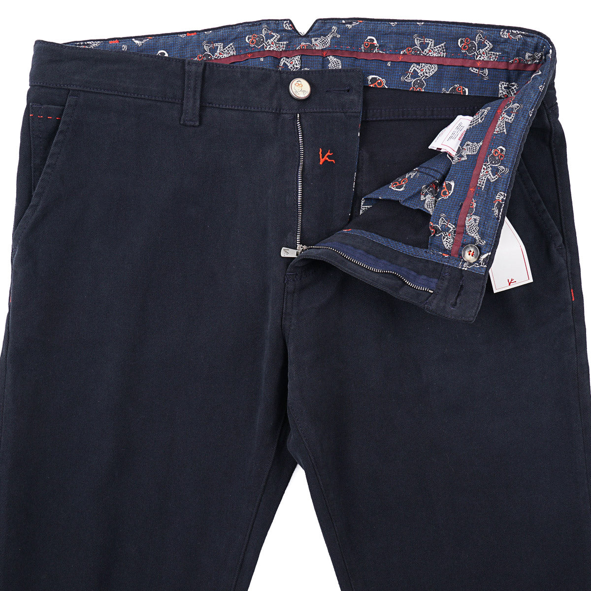 Isaia Soft Cotton 5-Pocket Pants