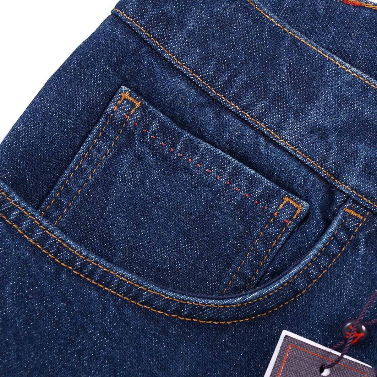 Isaia 'Forcella' Straight-Fit Denim Jeans