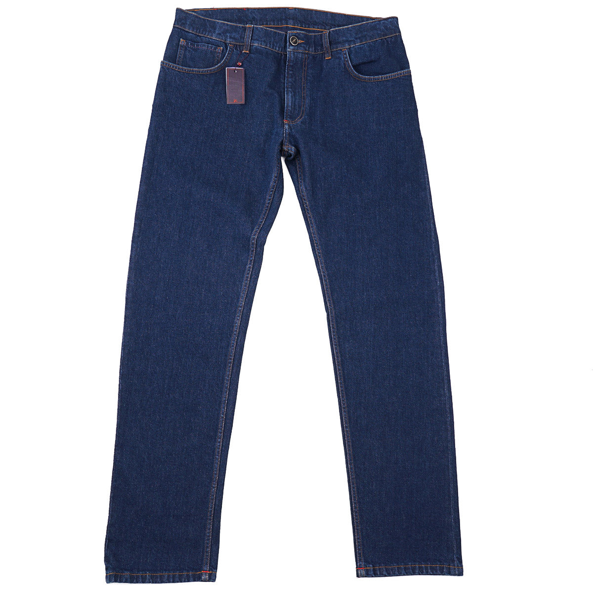 Isaia 'Forcella' Straight-Fit Denim Jeans