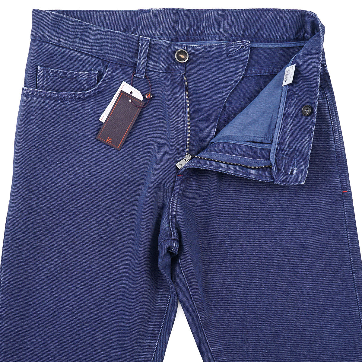 Isaia Tapered-Fit Denim Jeans