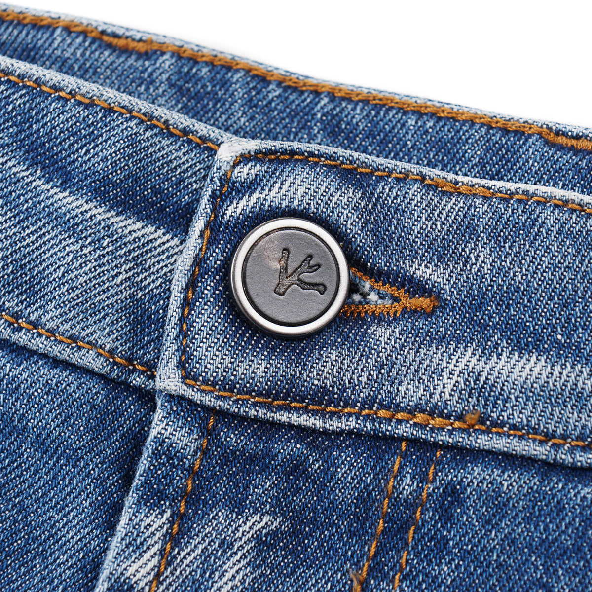 Isaia Contrast Wash Denim Jeans