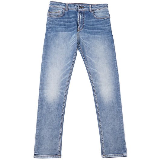 Isaia Contrast Wash Denim Jeans