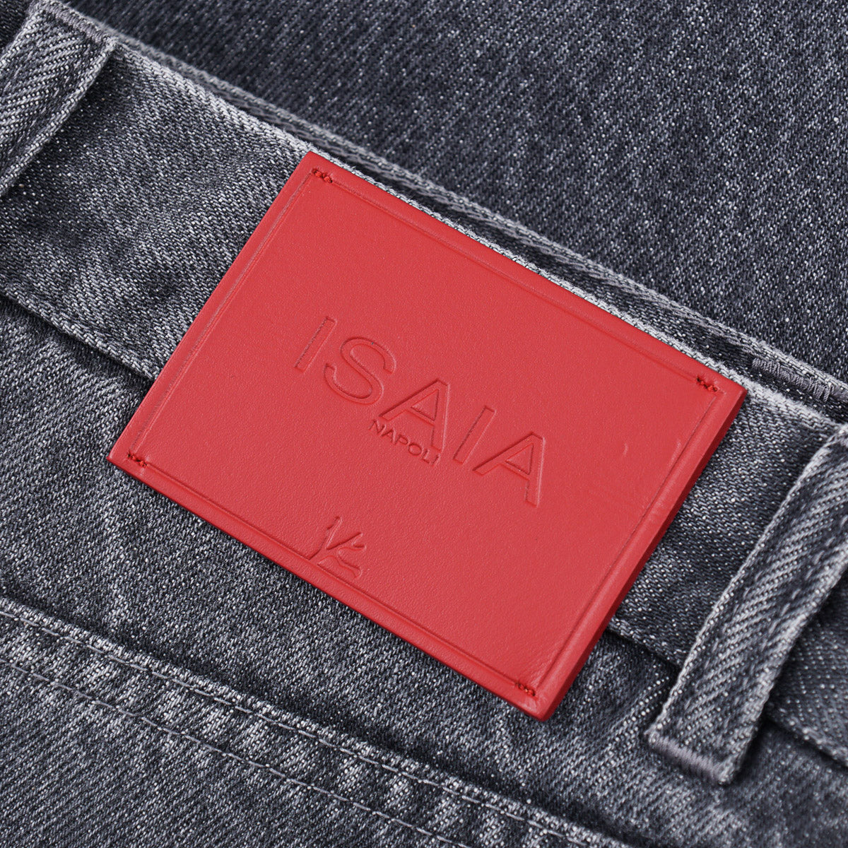 Isaia Contrast Wash Denim Jeans