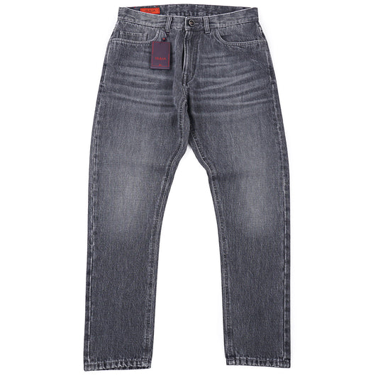 Isaia Contrast Wash Denim Jeans