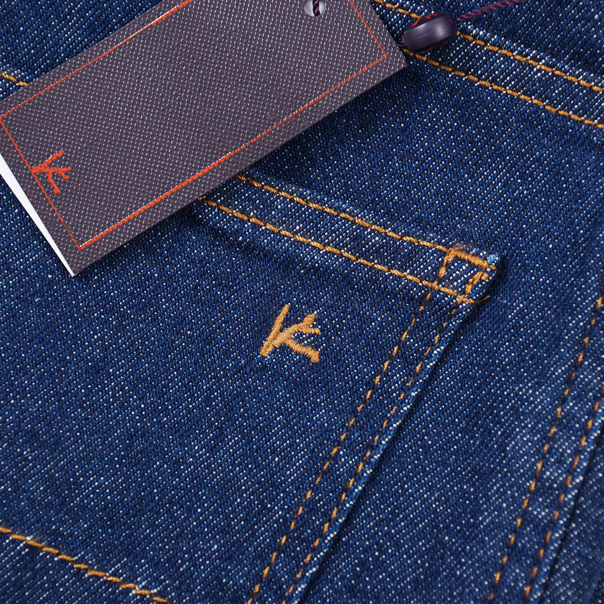 Isaia Slim Tapered Denim Jeans