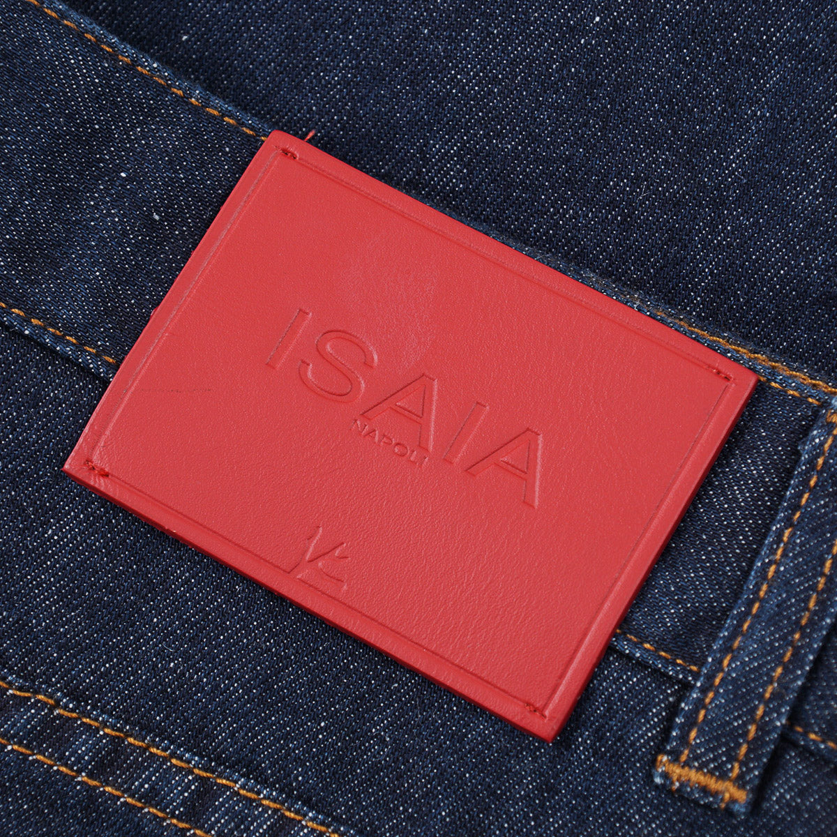 Isaia Straight-Fit Linen-Cotton Denim Jeans