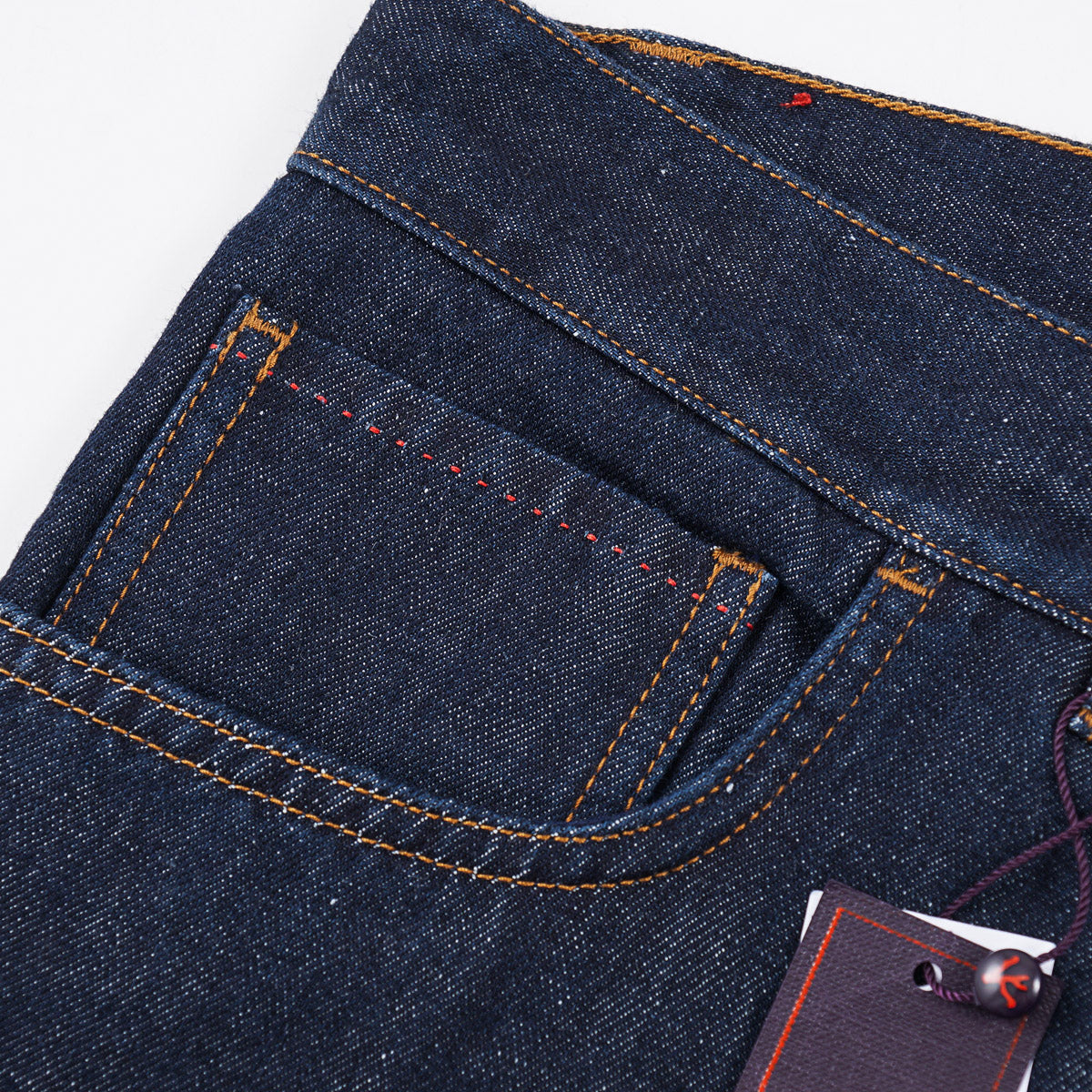 Isaia Straight-Fit Linen-Cotton Denim Jeans