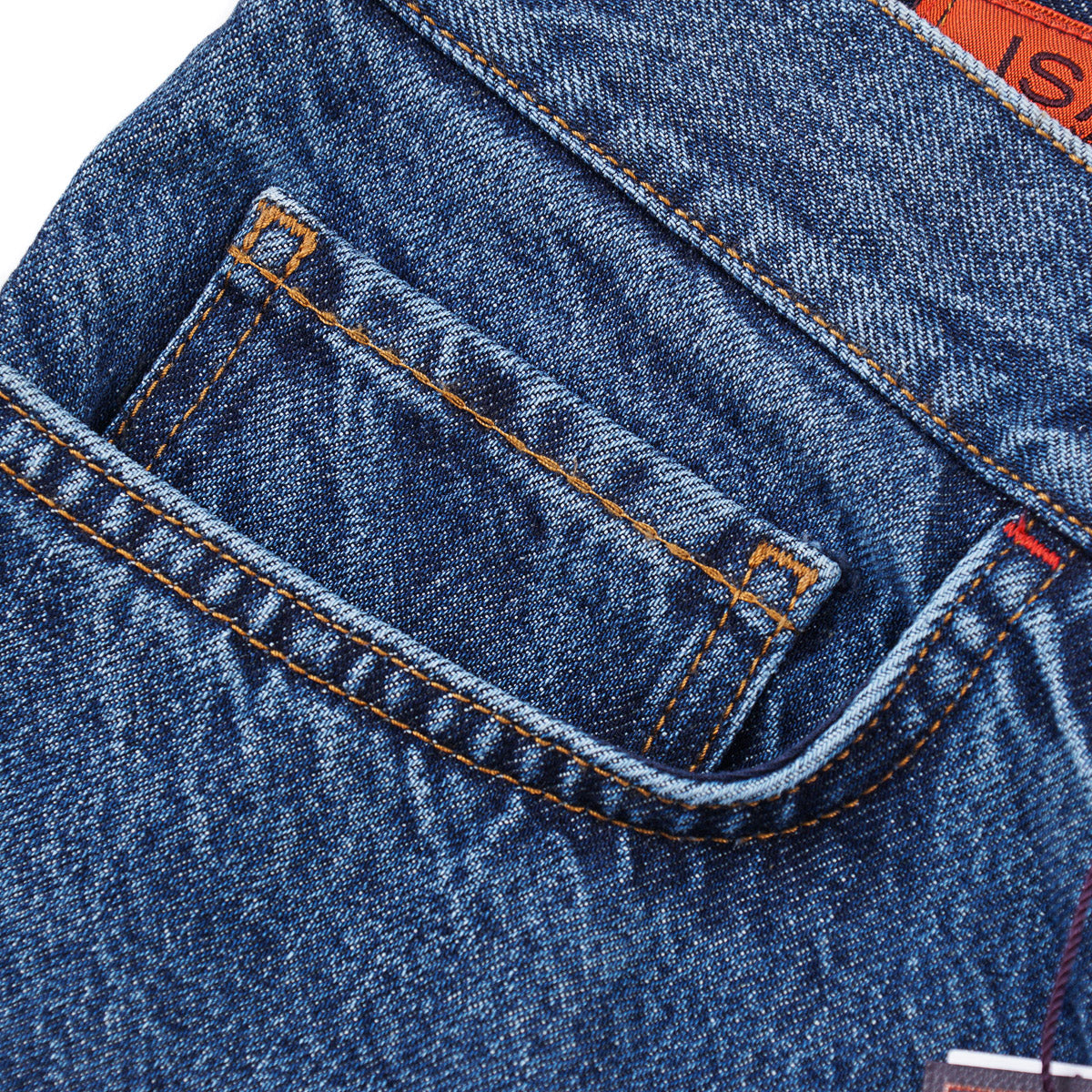 Isaia 'Chiaja' Tapered-Fit Denim Jeans