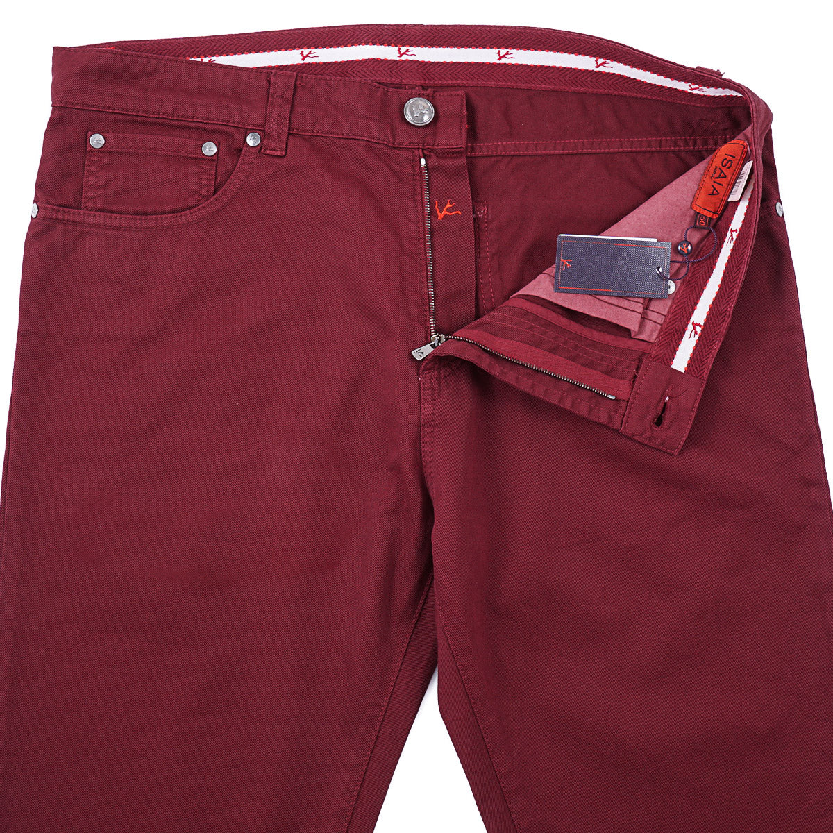 Isaia Regular-Fit Garment Dyed Jeans