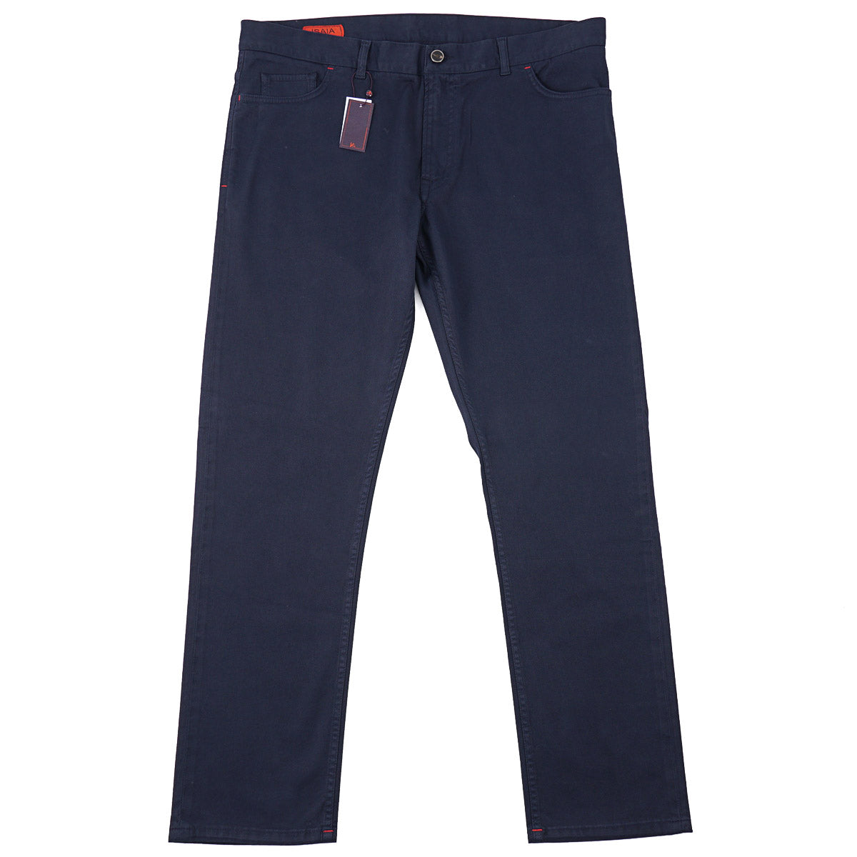 Isaia Straight-Fit Twill Jeans