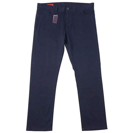 Isaia Straight-Fit Twill Jeans