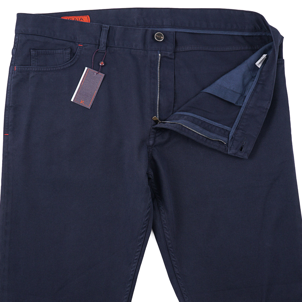 Isaia Straight-Fit Twill Jeans