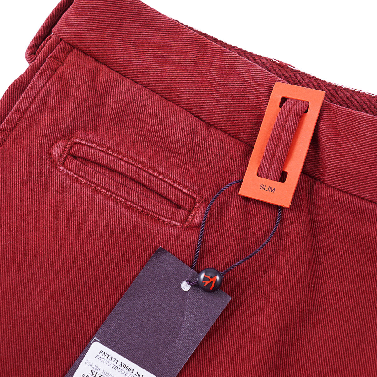 Isaia Slim-Fit Twill Cotton Chinos