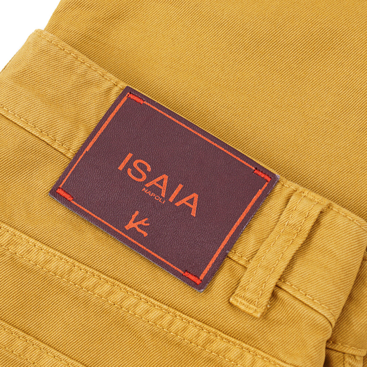 Isaia Slim-Fit Garment Dyed Jeans