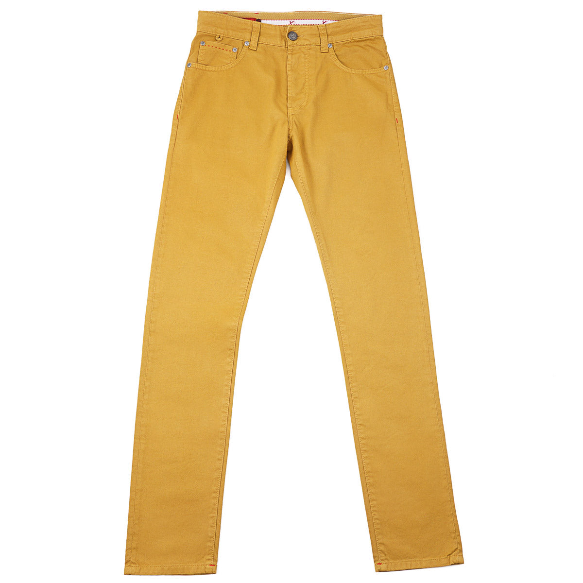 Isaia Slim-Fit Garment Dyed Jeans