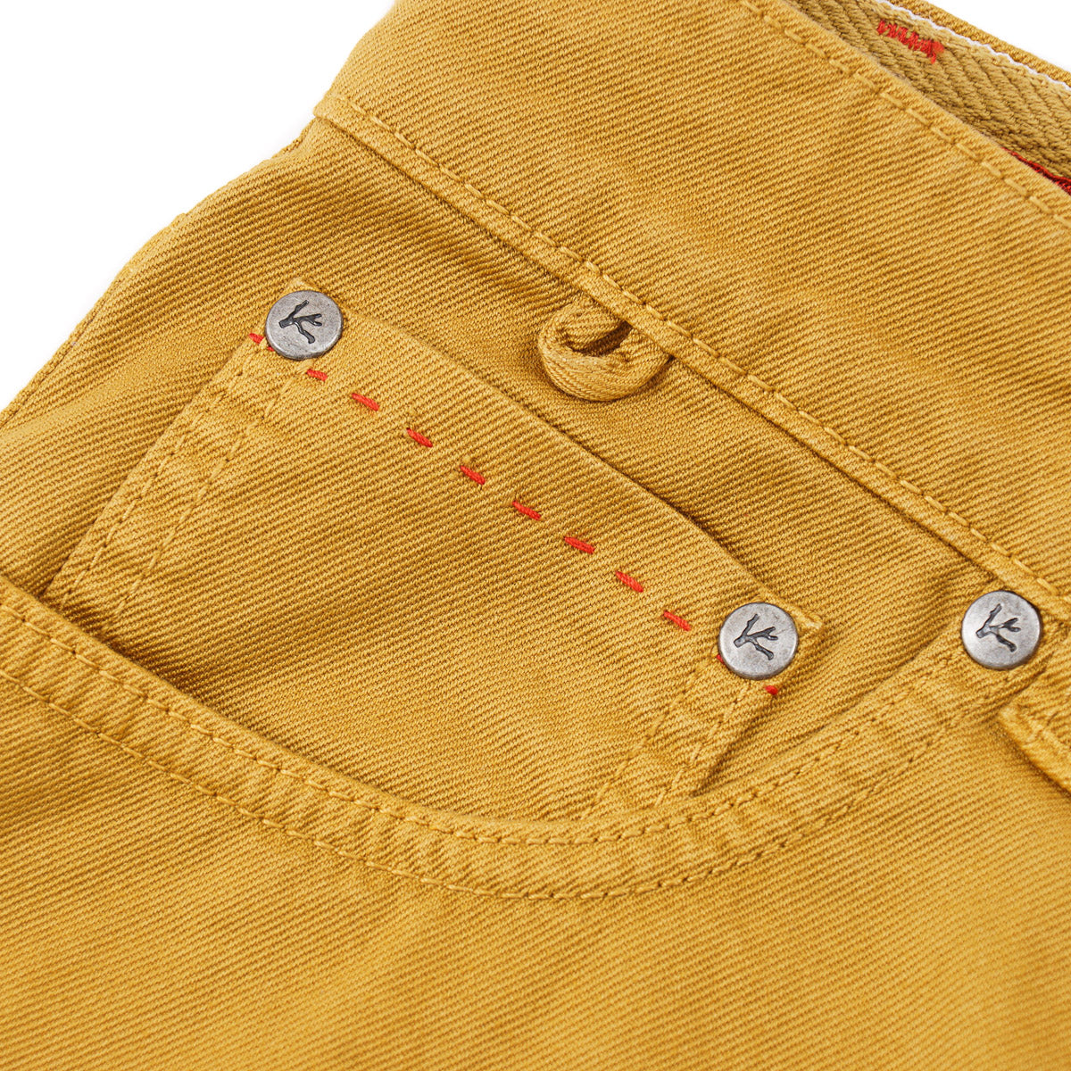 Isaia Slim-Fit Garment Dyed Jeans