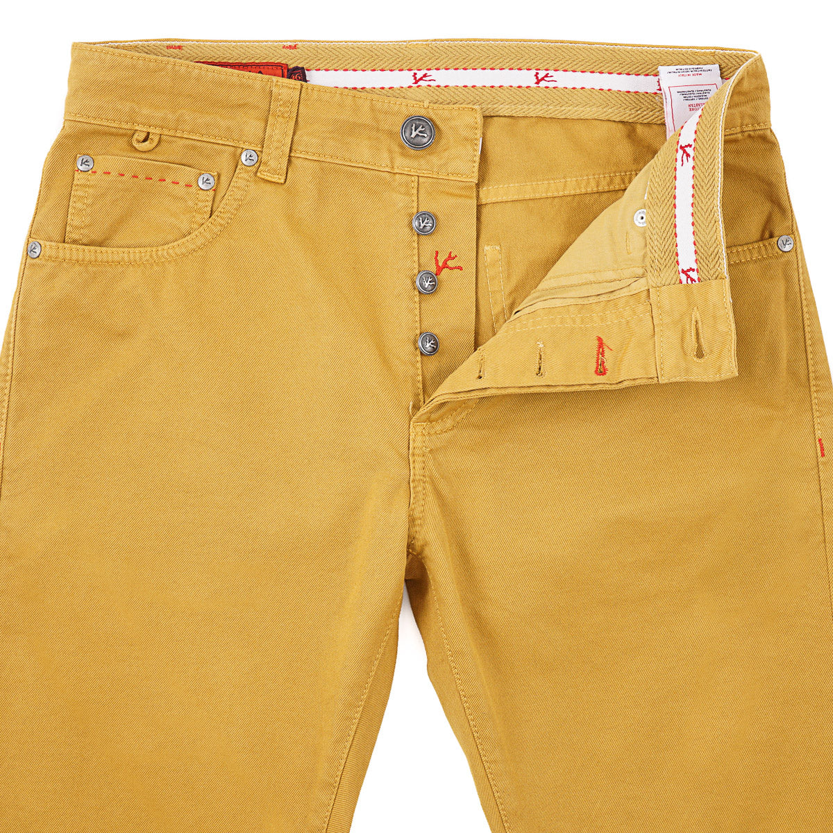 Isaia Slim-Fit Garment Dyed Jeans