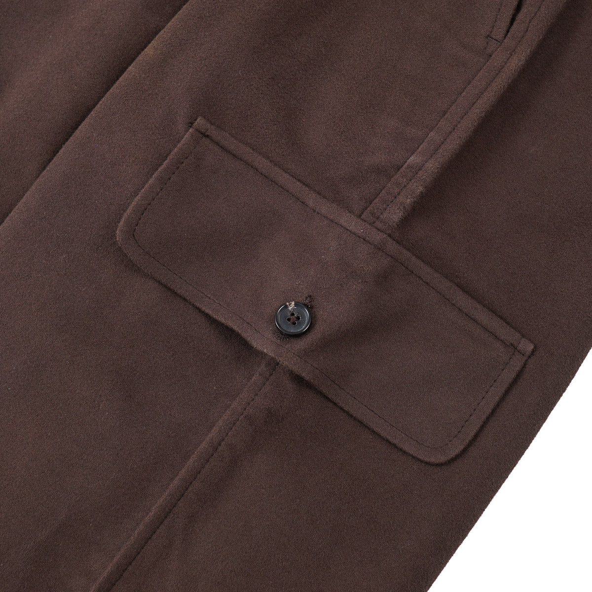 Isaia Moleskin Pants with Cargo Pockets