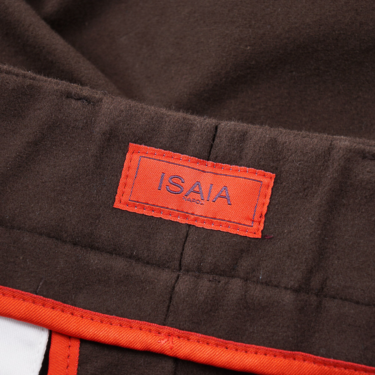 Isaia Moleskin Pants with Cargo Pockets