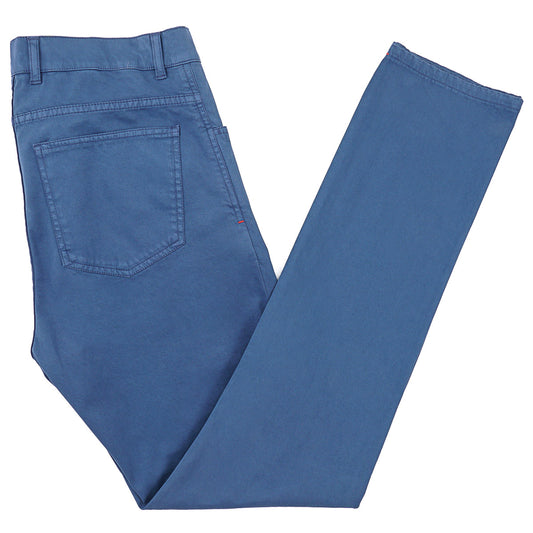 Isaia Cotton-Cashmere 5-Pocket Pants