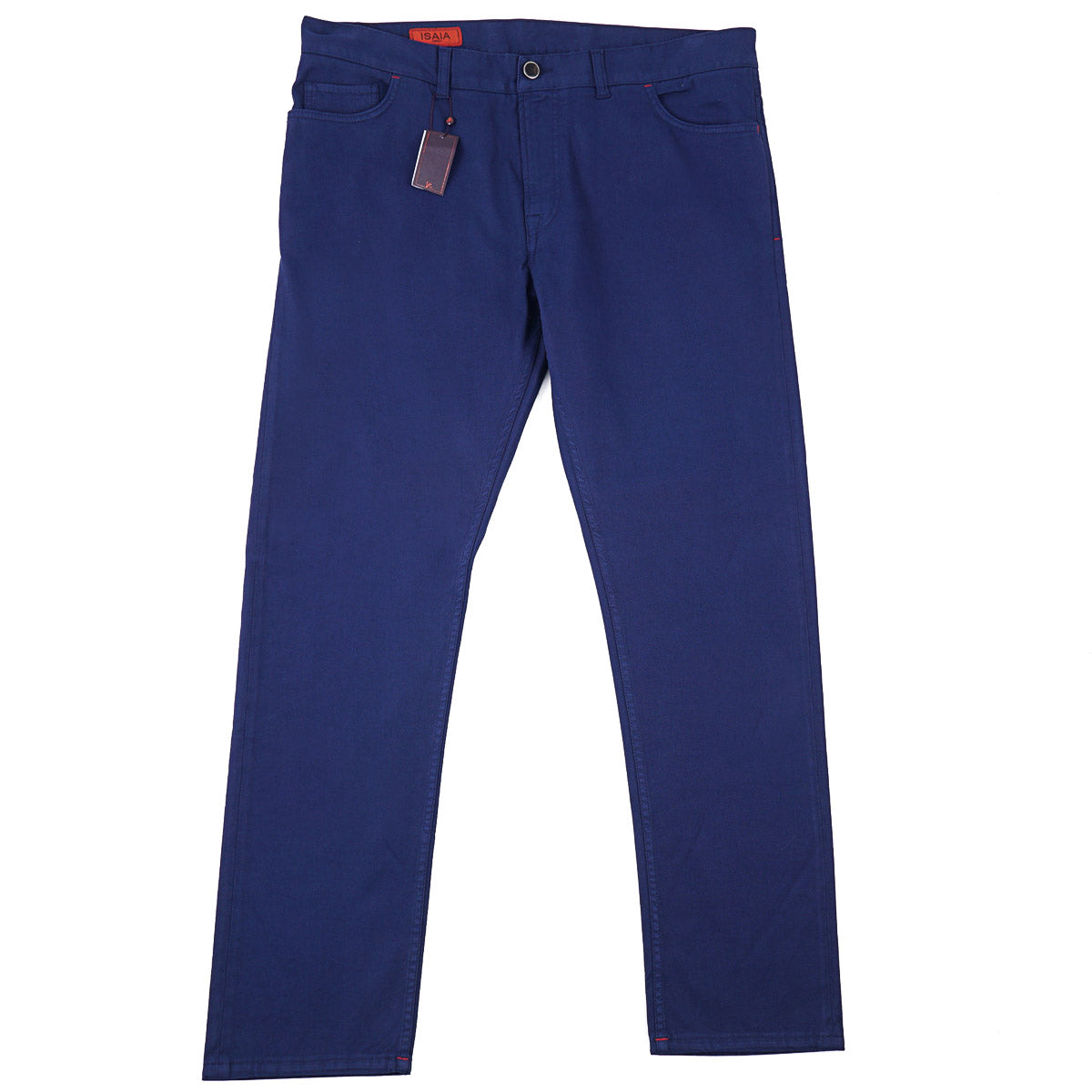Isaia Slim Straight Twill Jeans