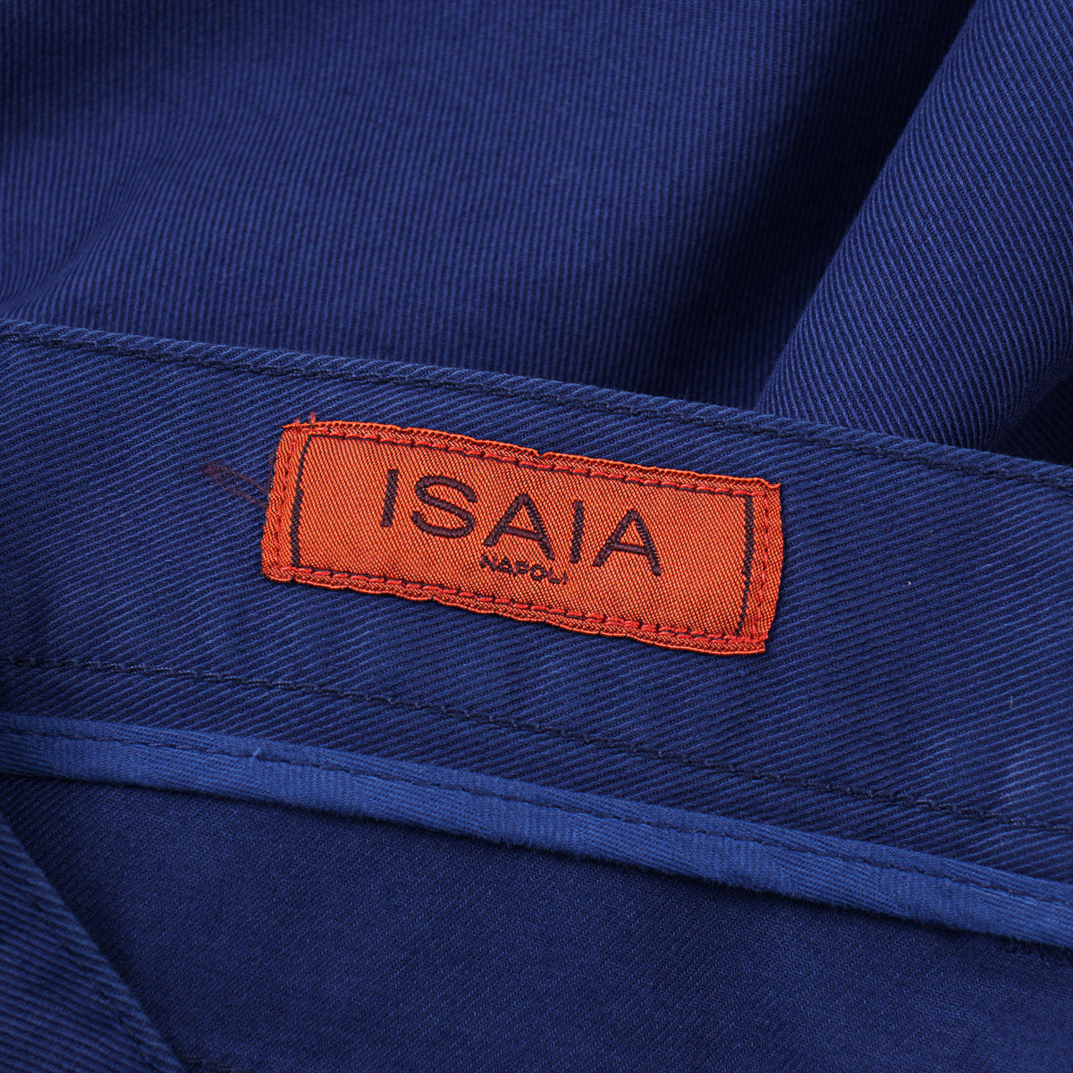 Isaia Slim Straight Twill Jeans