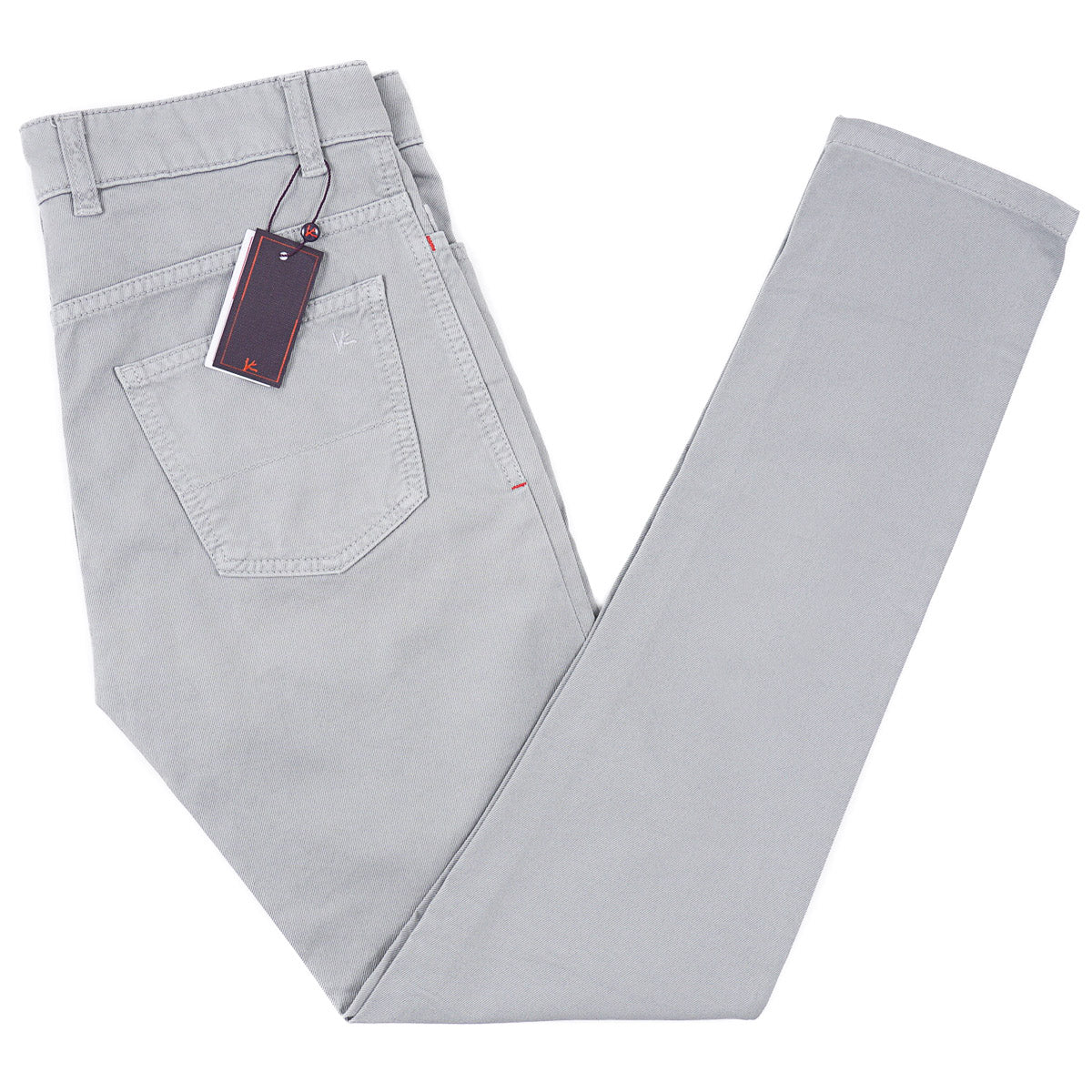 Isaia Slim Straight Twill Jeans