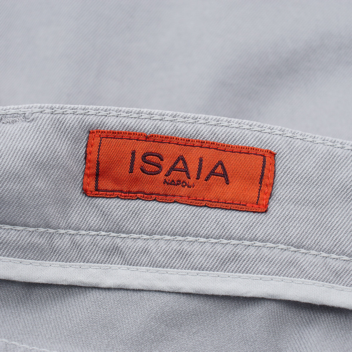 Isaia Slim Straight Twill Jeans