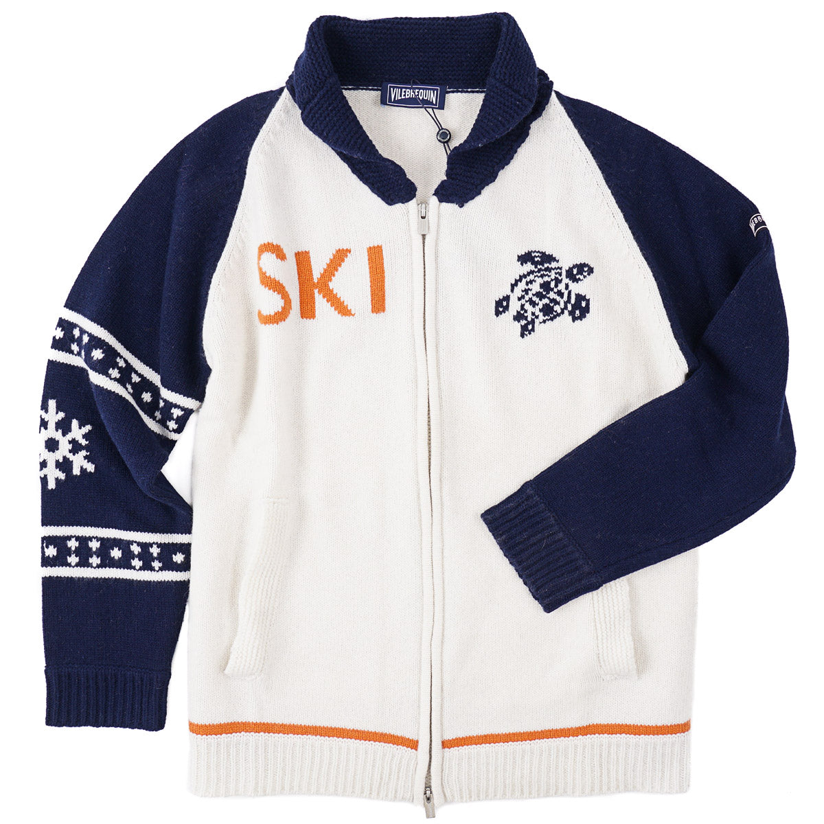 Vilebrequin Full-Zip Wool Bomber Cardigan