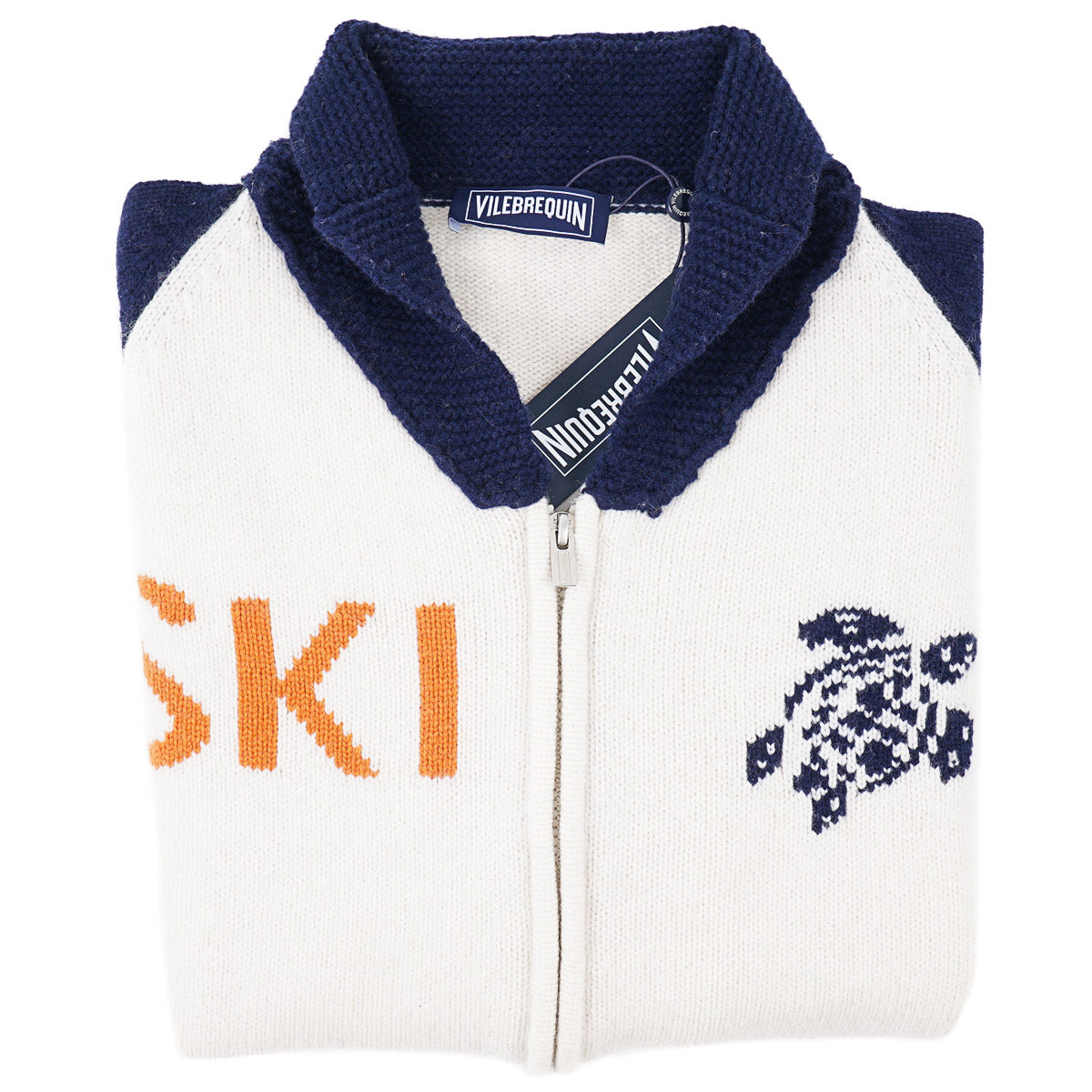 Vilebrequin Full-Zip Wool Bomber Cardigan