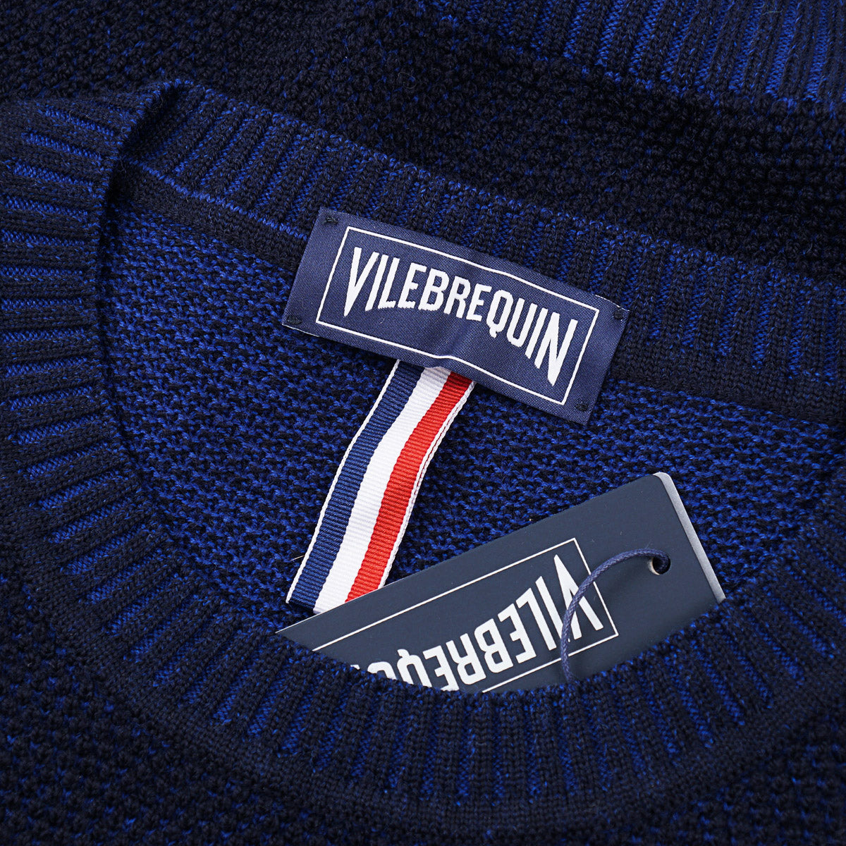 Vilebrequin Two-Tone Knit Wool Sweater