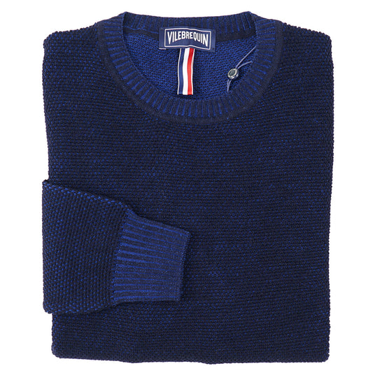 Vilebrequin Two-Tone Knit Wool Sweater