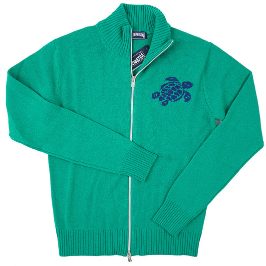 Vilebrequin Full-Zip Wool-Cashmere Sweater