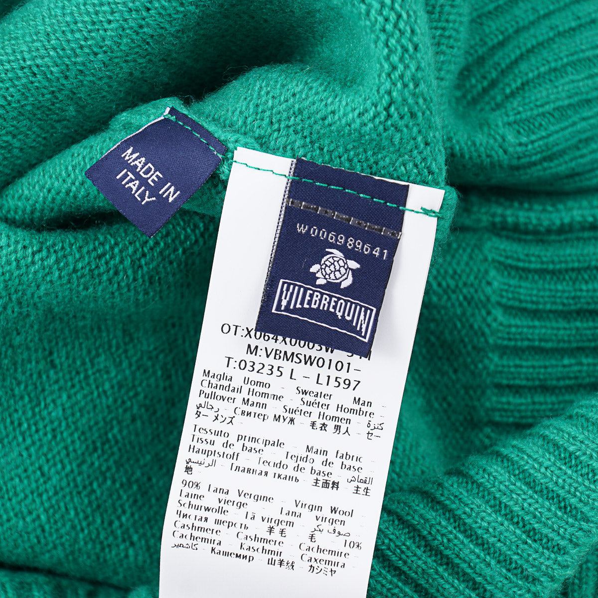 Vilebrequin Full-Zip Wool-Cashmere Sweater