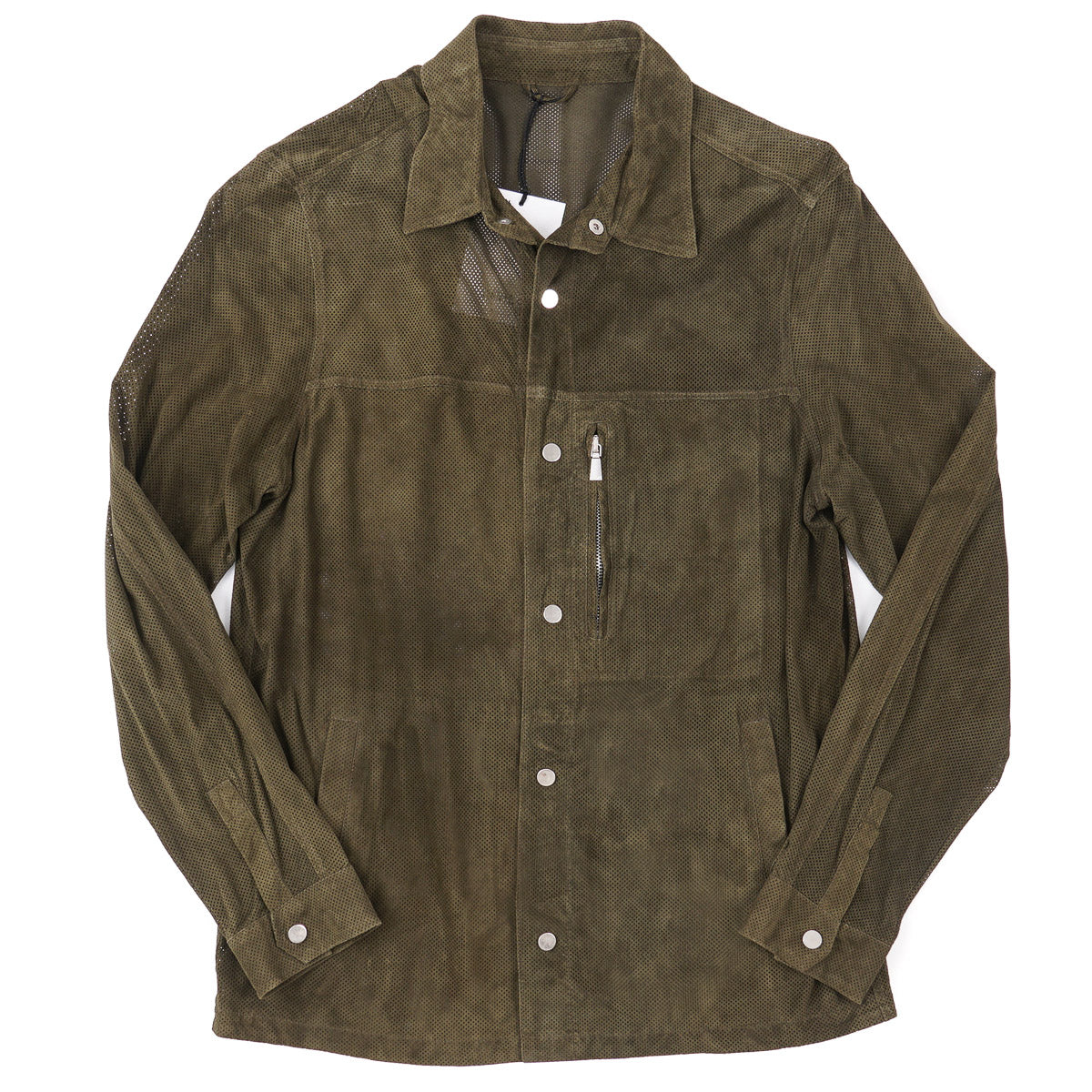 Manto Lambskin Suede Shirt-Jacket - Top Shelf Apparel