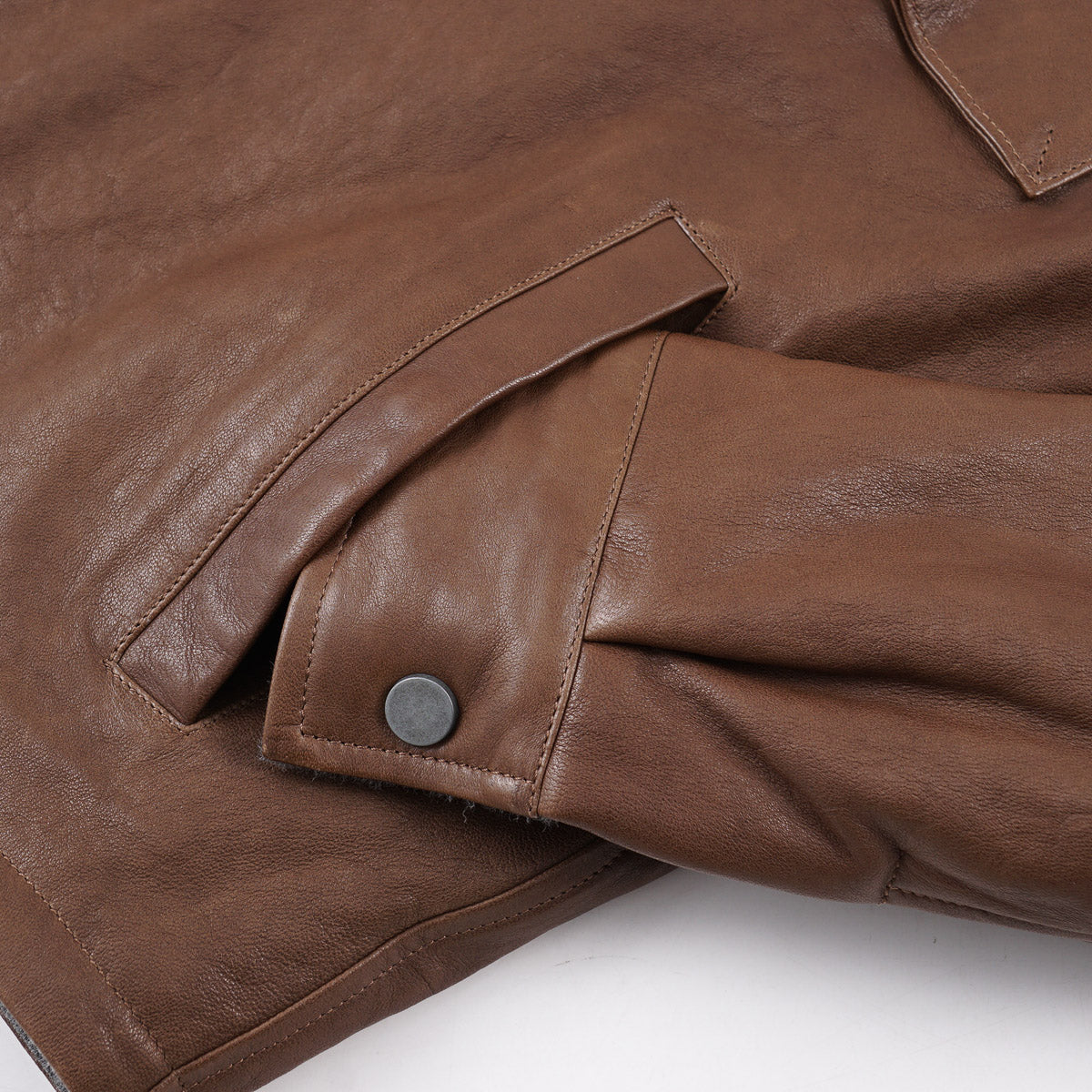 Manto Lambskin Leather Shirt-Jacket - Top Shelf Apparel