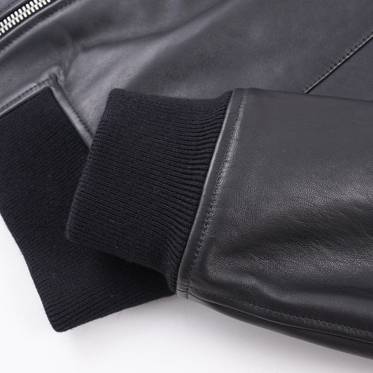 Lardini Lambskin Leather Bomber Jacket - Top Shelf Apparel