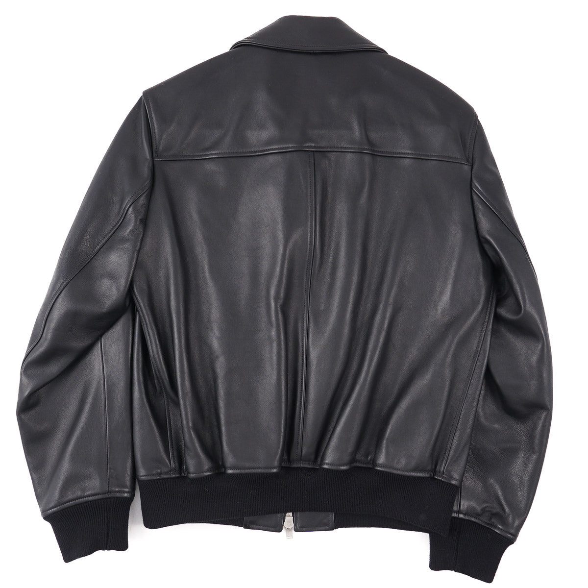 Lardini Lambskin Leather Bomber Jacket - Top Shelf Apparel