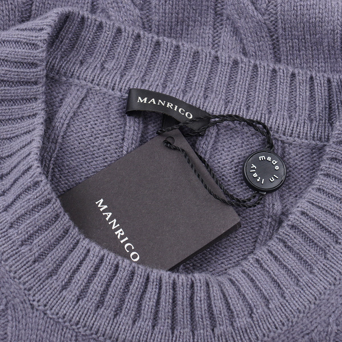 Manrico Cable Knit Cashmere Sweater