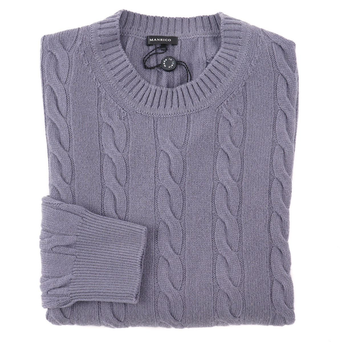 Manrico Cable Knit Cashmere Sweater
