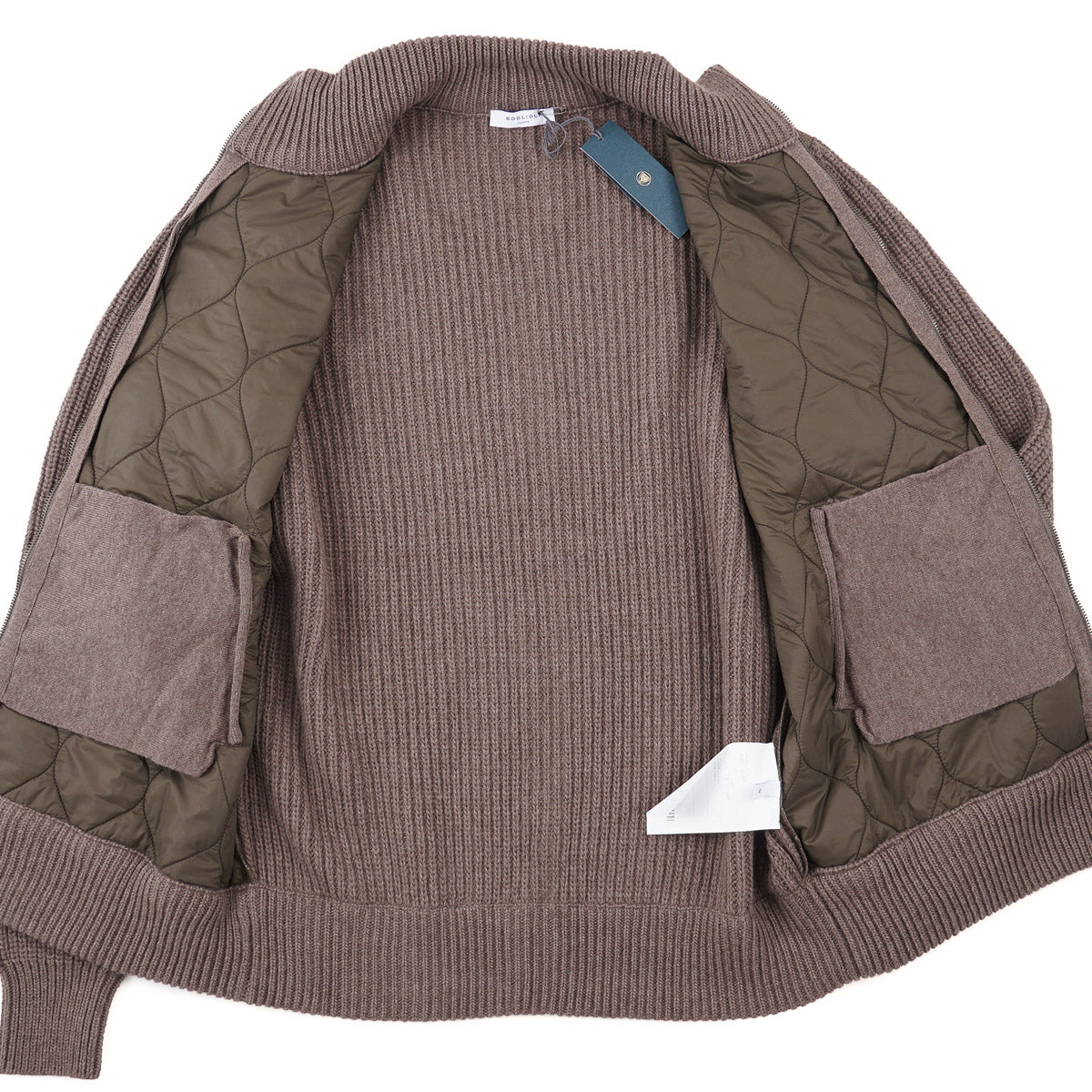 Boglioli Knit Wool Bomber Jacket - Top Shelf Apparel