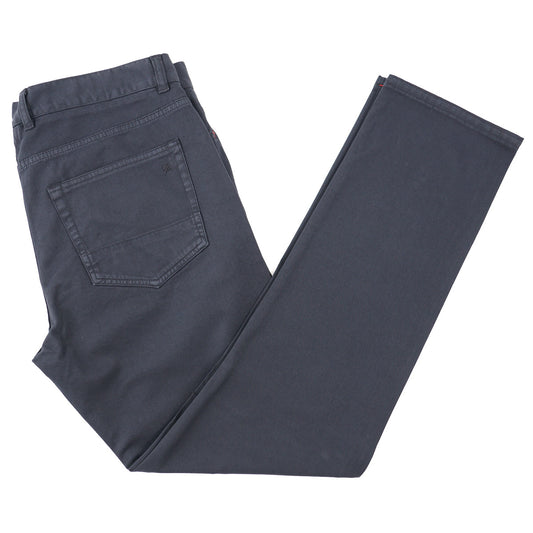 Isaia Slim Straight Twill Jeans - Top Shelf Apparel