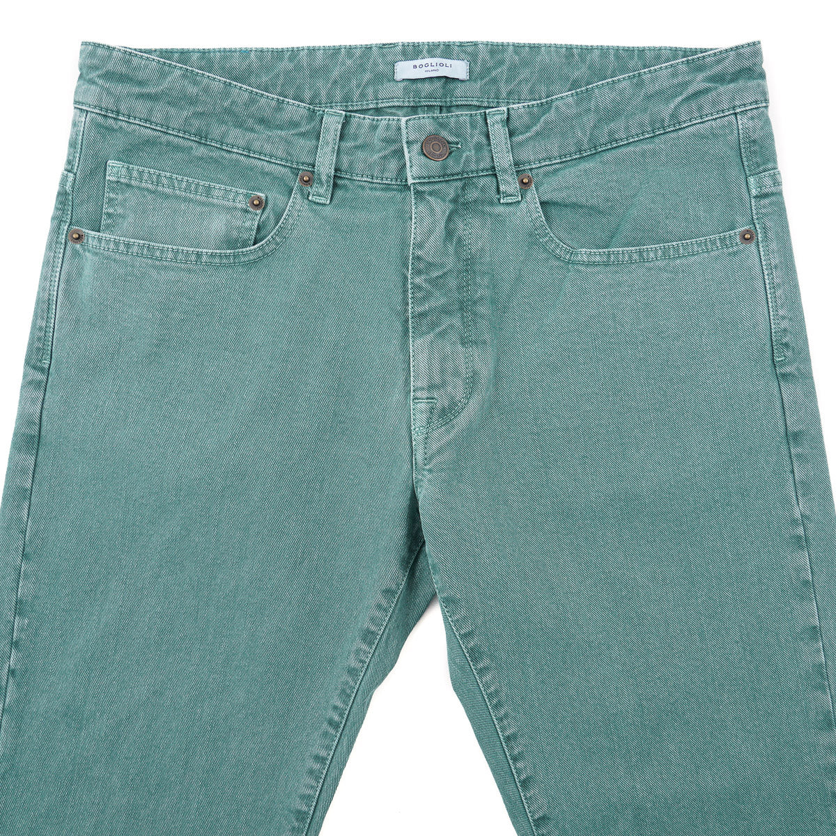Boglioli Garment-Dyed Denim Jeans