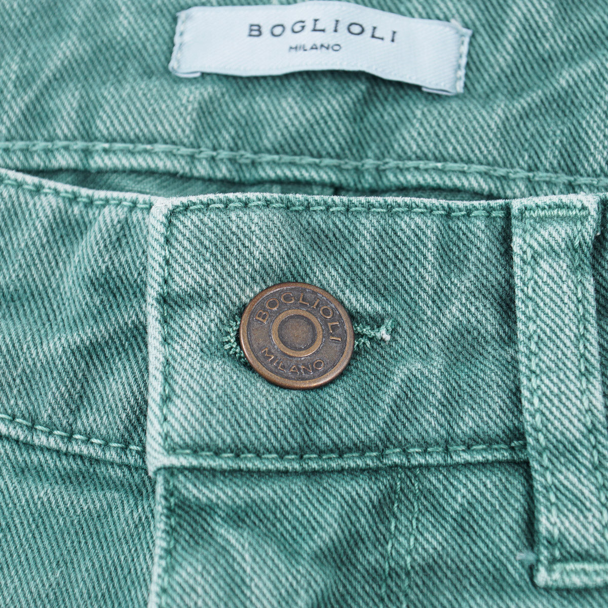 Boglioli Garment-Dyed Denim Jeans