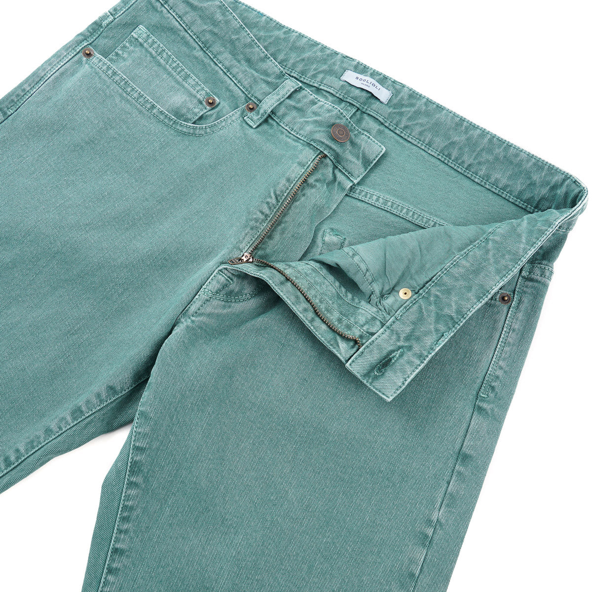 Boglioli Garment-Dyed Denim Jeans
